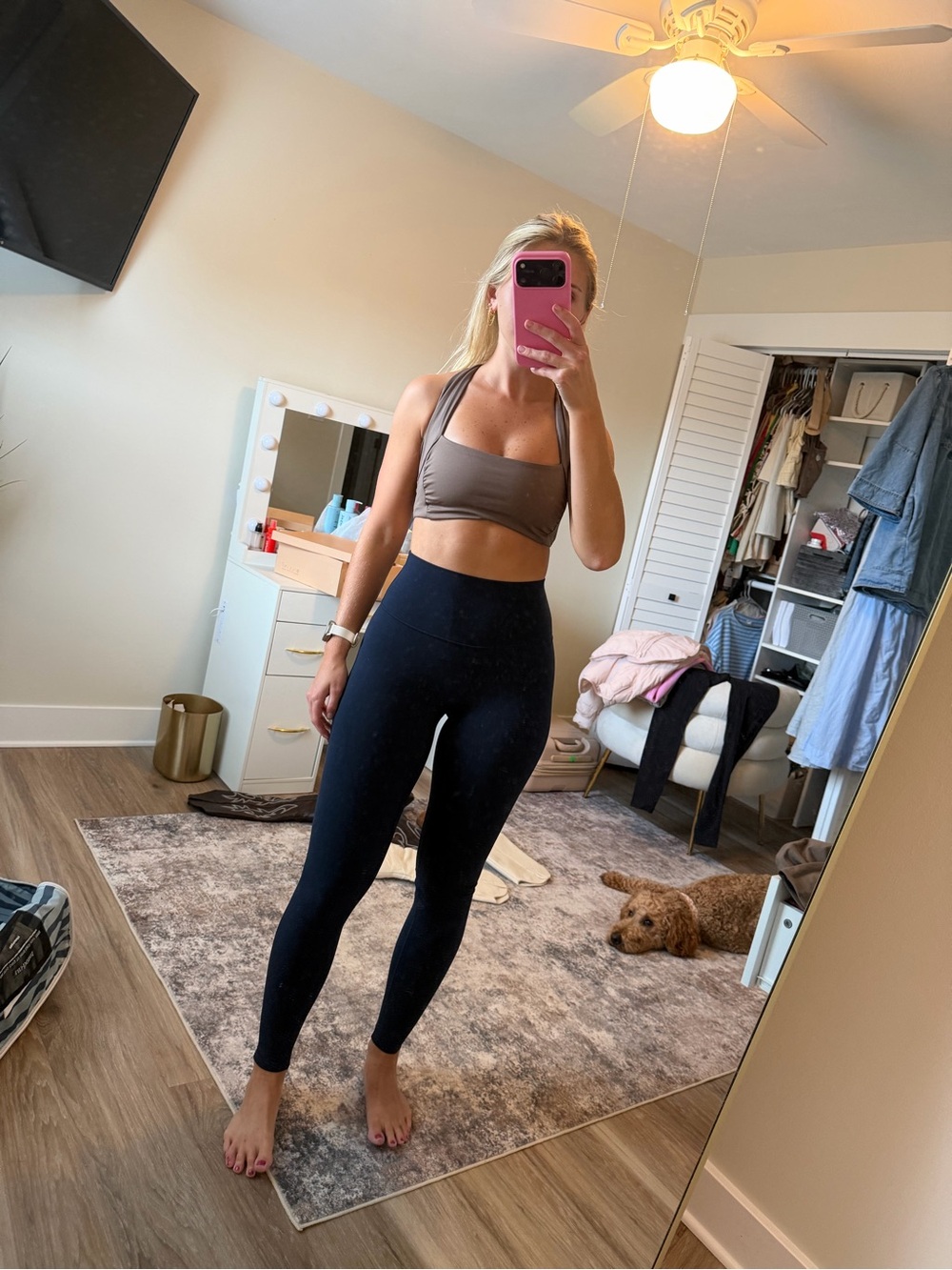 Lululemon Align 28" No Front Seam Navy Leggings